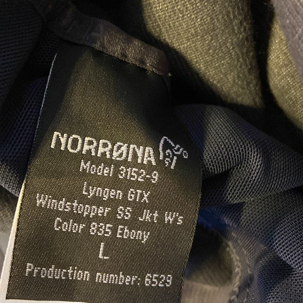 Norrona womens large grey and black zip up jacket - Picture 2 of 4